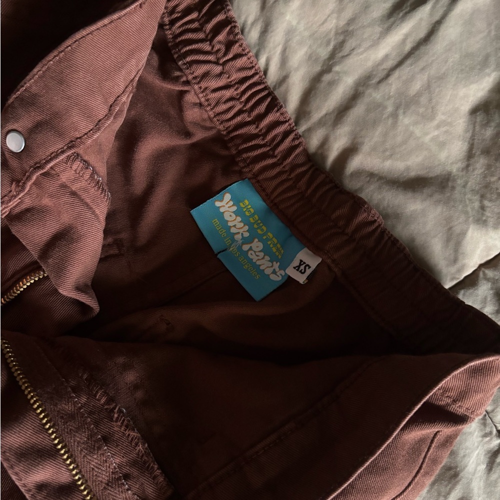 Big Bud Press Brown Women Work Pant Cargo Shorts - Picture 2 of 7